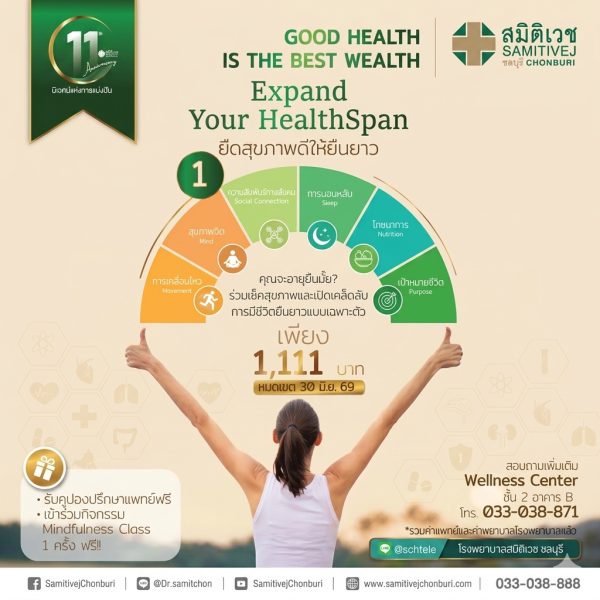 Health span Check up Program 1,111  บาท