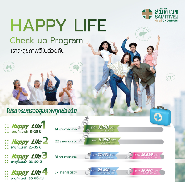 Happy Life Health Check-up Program 4 for men over 50 years